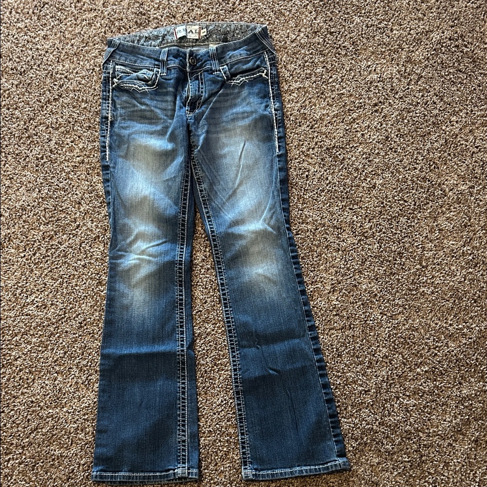 Ariat Women's Faded Blue Flare Jeans